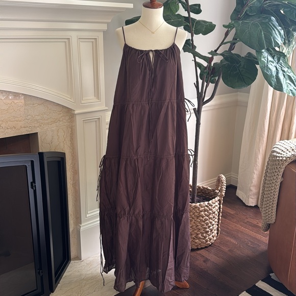 NEW Faithful The Brand Henri Maxi Tiered Tie Dress NWT - Picture 1 of 8